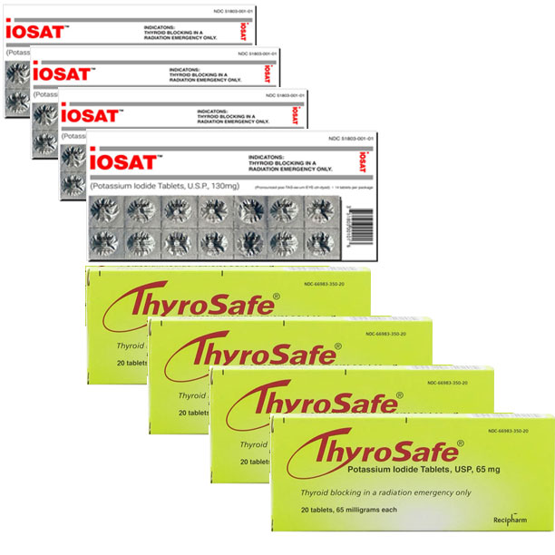 Iosat Thyrosafe Potassium Iodide Kit